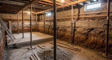 AquaResist - Leaky Wet Damp Basement Waterproofing, Drain Works, Underpinning